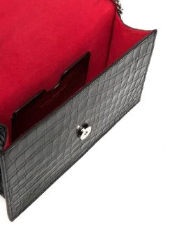 Alexander McQueen skull-embellished clutch bag