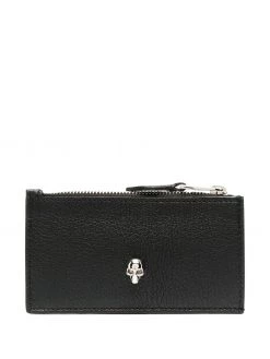 Alexander McQueen skull zipped cardholder