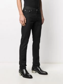 Best deal ✨ Alexander McQueen Logo studded slim fit 👖 jeans 🛒 9 Alexander McQueen logo-studded slim-fit jeans