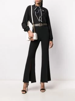 Alexander McQueen embossed knuckleduster shoulder bag