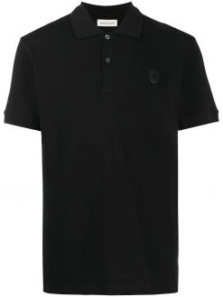 Alexander McQueen skull motif polo shirt