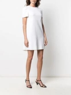 Alexander McQueen shift back-pleat dress