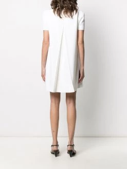 Alexander McQueen shift back-pleat dress