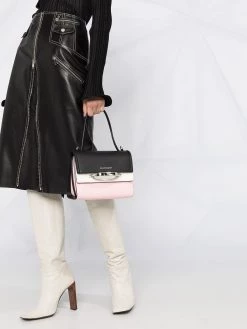 Alexander McQueen contrast panel tote bag