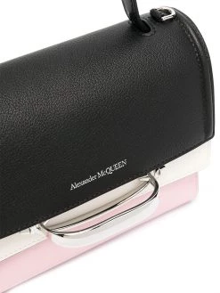 Alexander McQueen contrast panel tote bag