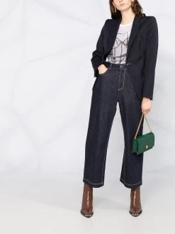 Alexander McQueen peak-lapel single-breasted blazer