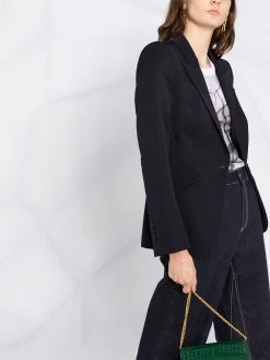 Alexander McQueen peak-lapel single-breasted blazer