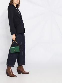 Alexander McQueen peak-lapel single-breasted blazer