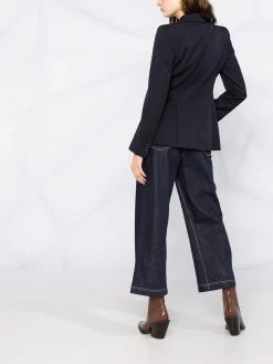 Alexander McQueen peak-lapel single-breasted blazer