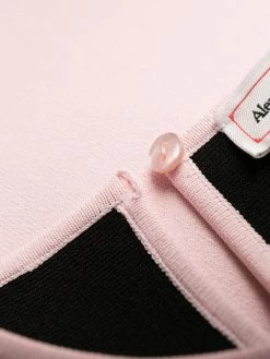 Alexander McQueen colour-block flared dress