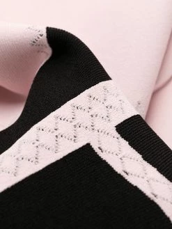 Alexander McQueen colour-block flared dress