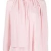 Alexander McQueen scarf-style long-sleeved blouse