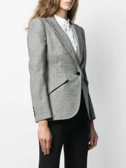 Alexander McQueen prince of wales check blazer