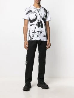 Coupon ๐งจ Alexander McQueen Skull print T ๐ shirt ๐ฅฐ 6 Alexander McQueen skull print T-shirt