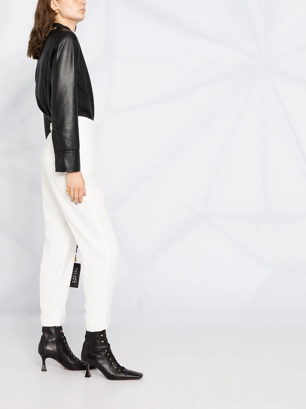 Hot Sale 😍 Alexander McQueen High waisted cropped trousers 🤩 4 Alexander McQueen high-waisted cropped trousers