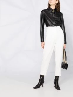 Alexander McQueen high-waisted cropped trousers