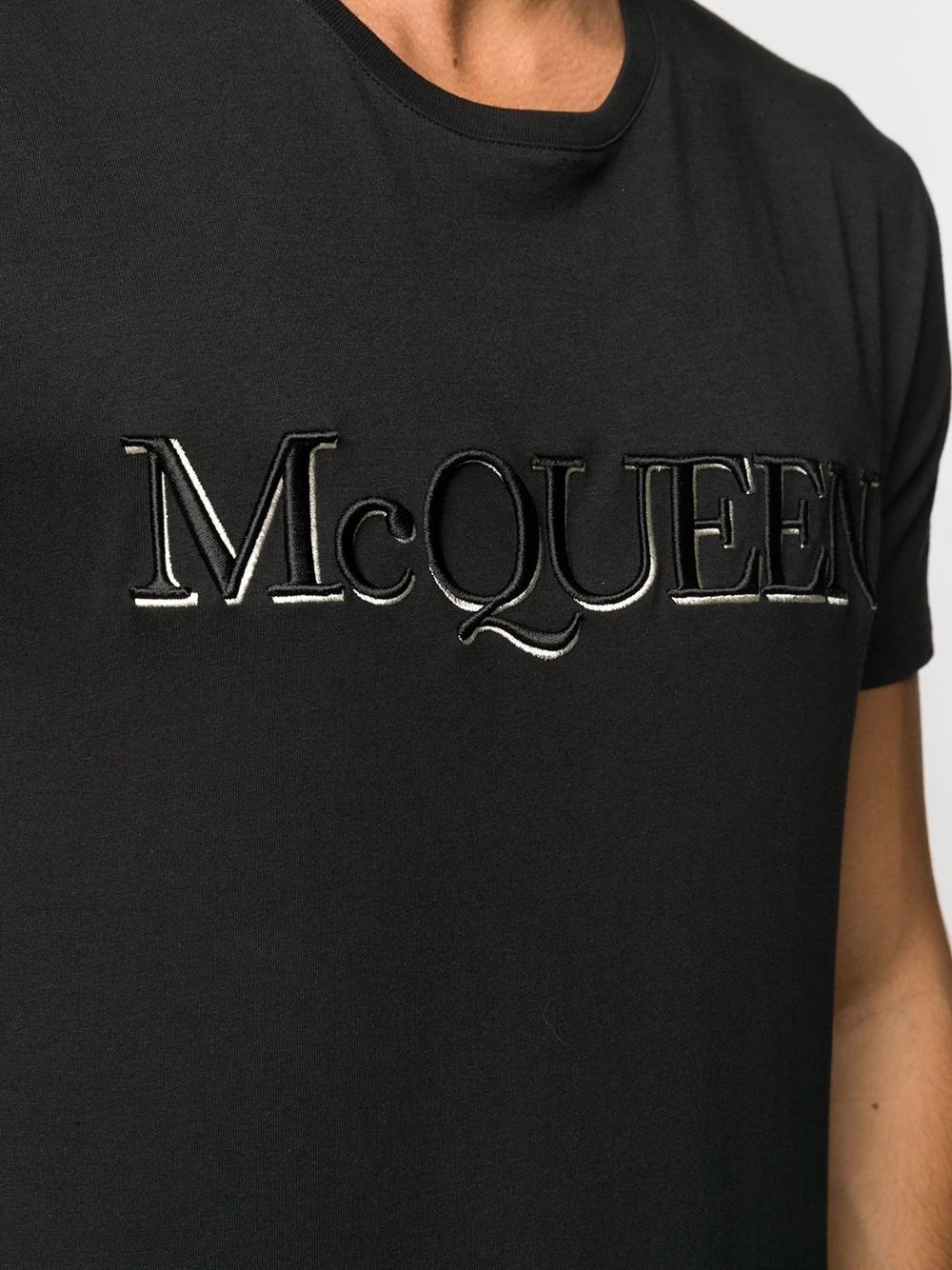 Best reviews of ๐ Alexander McQueen Embroidered logo T ๐ shirt ๐ 5 Alexander McQueen embroidered logo T-shirt