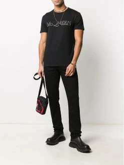 Alexander McQueen embroidered logo T-shirt