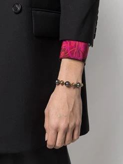 Alexander McQueen skull bead bracelet