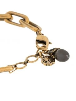 Alexander McQueen skull bead bracelet
