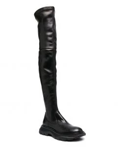 Alexander McQueen long leather boots