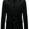 Alexander McQueen velvet single-breasted blazer