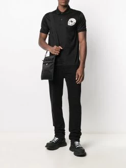 Alexander McQueen skull patch polo shirt