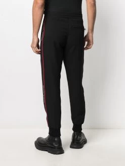 Alexander McQueen logo tape track trousers