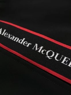 Alexander McQueen logo tape track trousers