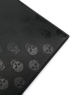 Alexander McQueen skull-print zipped clutch bag