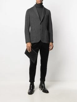 Alexander McQueen skull-print zipped clutch bag