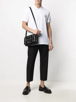 Alexander McQueen appliqued polo shirt