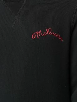 Alexander McQueen embroidered-logo sweatshirt