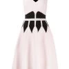 Alexander McQueen patterned intarsia sleeveless dress