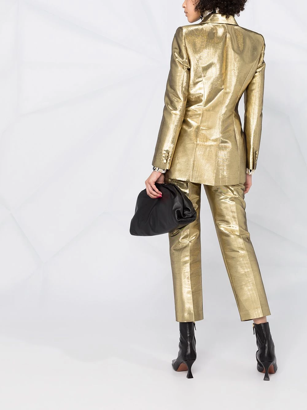 Discount โญ Alexander McQueen Metallic effect tailored blazer ๐ 4 Alexander McQueen metallic-effect tailored blazer