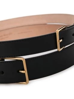 Alexander McQueen double-wrap leather belt
