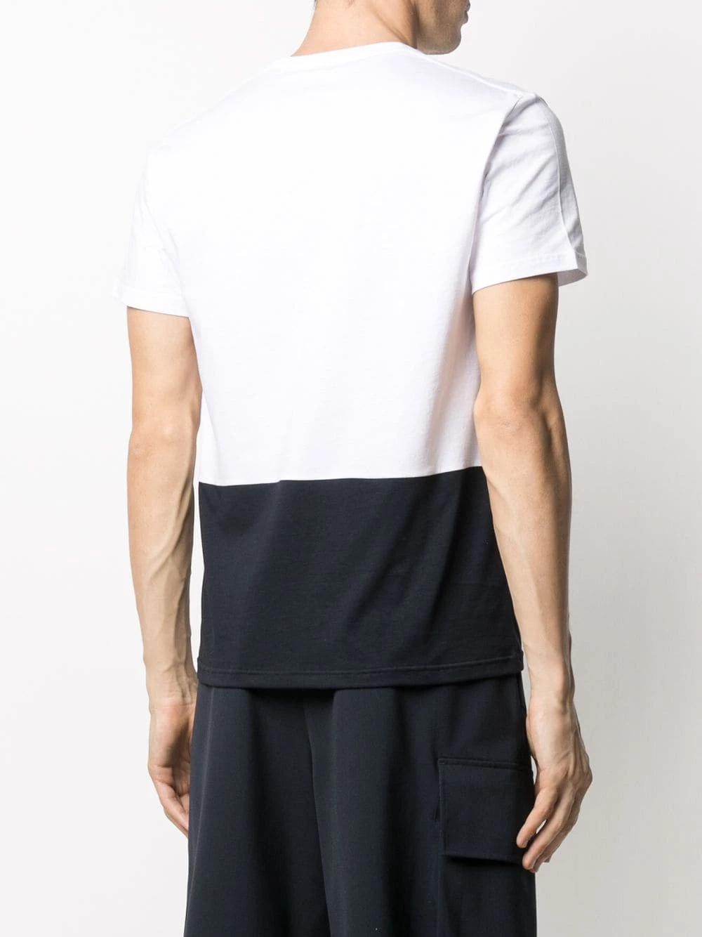 Best deal โค๏ธ Alexander McQueen Logo embroidered colour block T ๐ shirt ๐ 4 Alexander McQueen logo embroidered colour block T-shirt