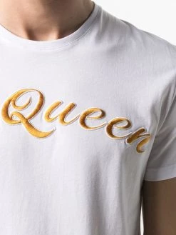 Best deal โค๏ธ Alexander McQueen Logo embroidered colour block T ๐ shirt ๐ 9 Alexander McQueen logo embroidered colour block T-shirt