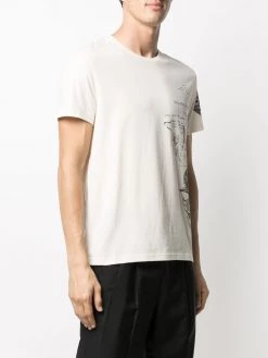 Buy ๐งจ Alexander McQueen Drawing print logo T ๐ shirt โญ 7 Alexander McQueen drawing print logo T-shirt