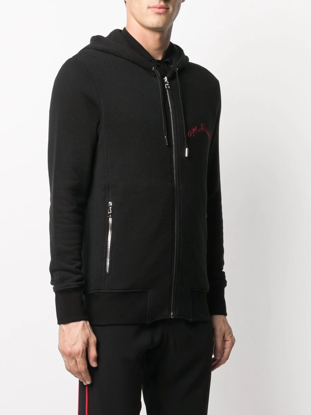 Flash Sale 🧨 Alexander McQueen Embroidered logo zip up hoodie 🥰 3 Alexander McQueen embroidered logo zip-up hoodie