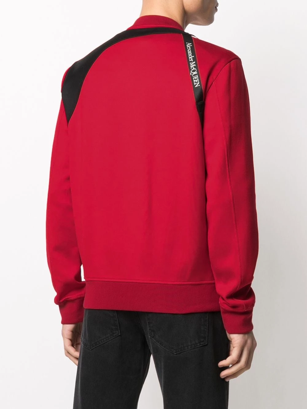 Buy โค๏ธ Alexander McQueen Harness strap bomber jacket ๐ 4 Alexander McQueen harness strap bomber jacket