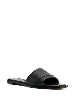 Alexander McQueen logo-detail slippers