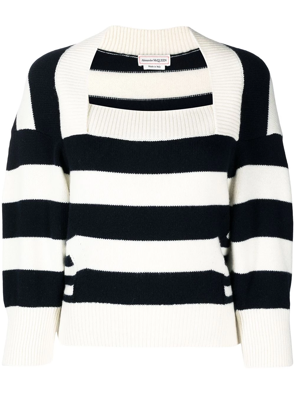 Top 10 🎁 Alexander McQueen Striped wool cashmere top 🥰 1 Alexander McQueen striped wool-cashmere top