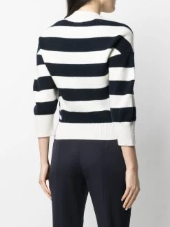 Top 10 🎁 Alexander McQueen Striped wool cashmere top 🥰 8 Alexander McQueen striped wool-cashmere top