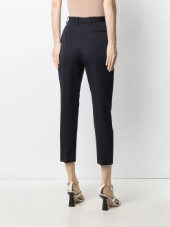Alexander McQueen high waist cigarette trousers