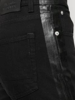 Alexander McQueen contrast-panel jeans