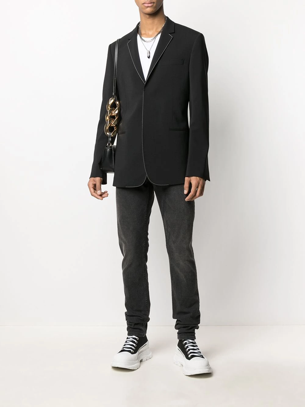 Coupon ๐คฉ Alexander McQueen Logo embroidered slim ๐ jeans ๐ 2 Alexander McQueen logo embroidered slim jeans