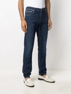 Alexander McQueen mid-rise slim-fit jeans
