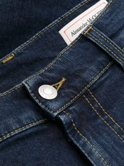 Alexander McQueen mid-rise slim-fit jeans