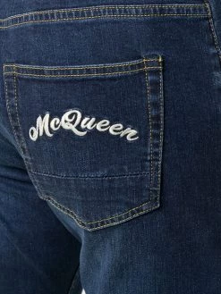 Alexander McQueen mid-rise slim-fit jeans